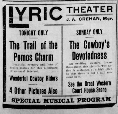 Lyric Theatre - Calumet News Sat Mar 4 1911